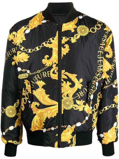 asos versace jacket|Versace jeans couture logo jacket.